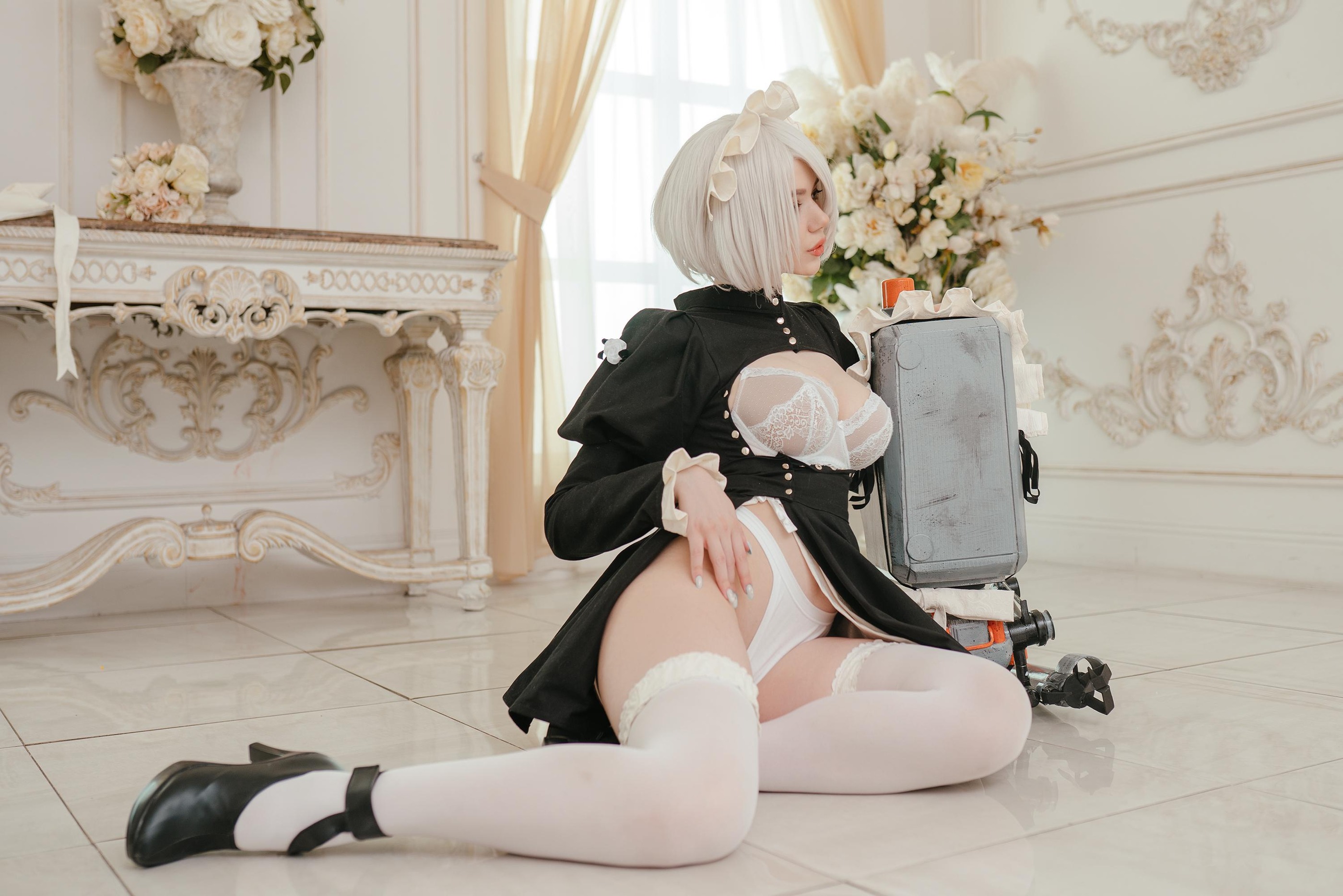 图片[1]-Alina Becker – NO.010 2B Maid[30P]-XikXak